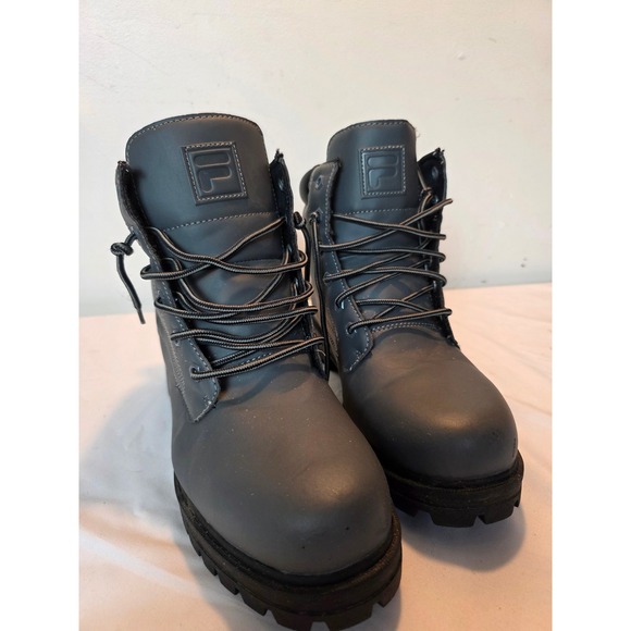 Fila Other - Fila Edgewater 12 Mens Boots Dark Gray Lace Up Ankle Lug Sole 1SH40061-051 US 10